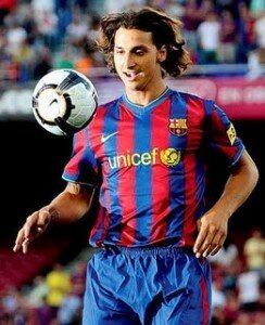 Ibra fatura primeiro titulo no barca