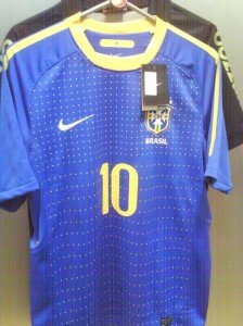 Nova camisa azul Brasil Copa 2010