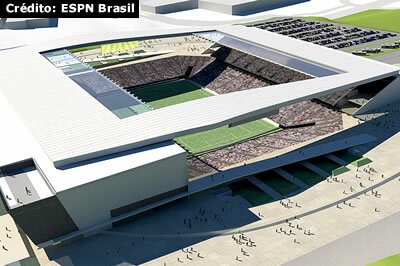 O provável estádio do Corinthians