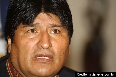 Evo Morales, presidente da Bolívia